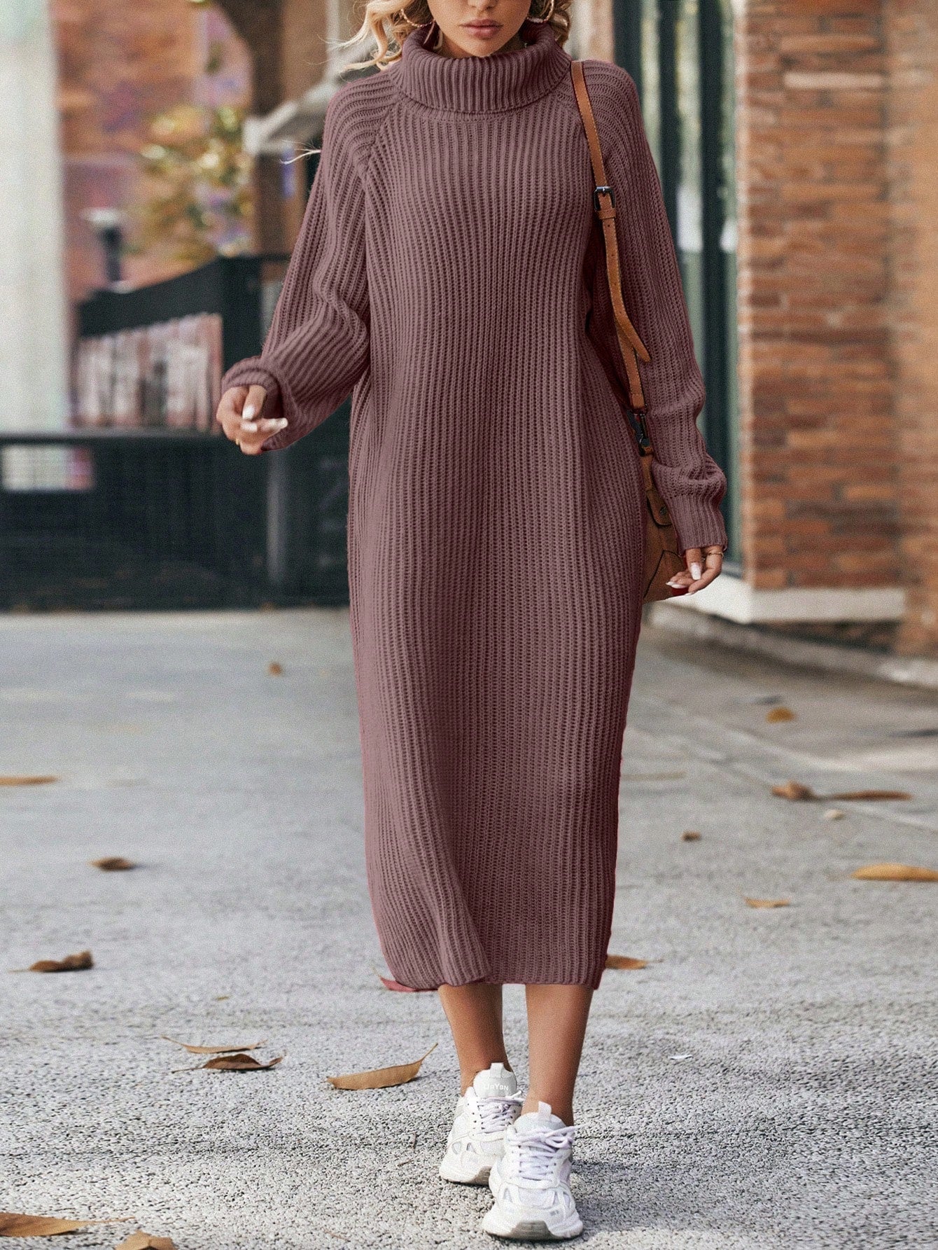 Susan | Knitted Dress with Turtleneck