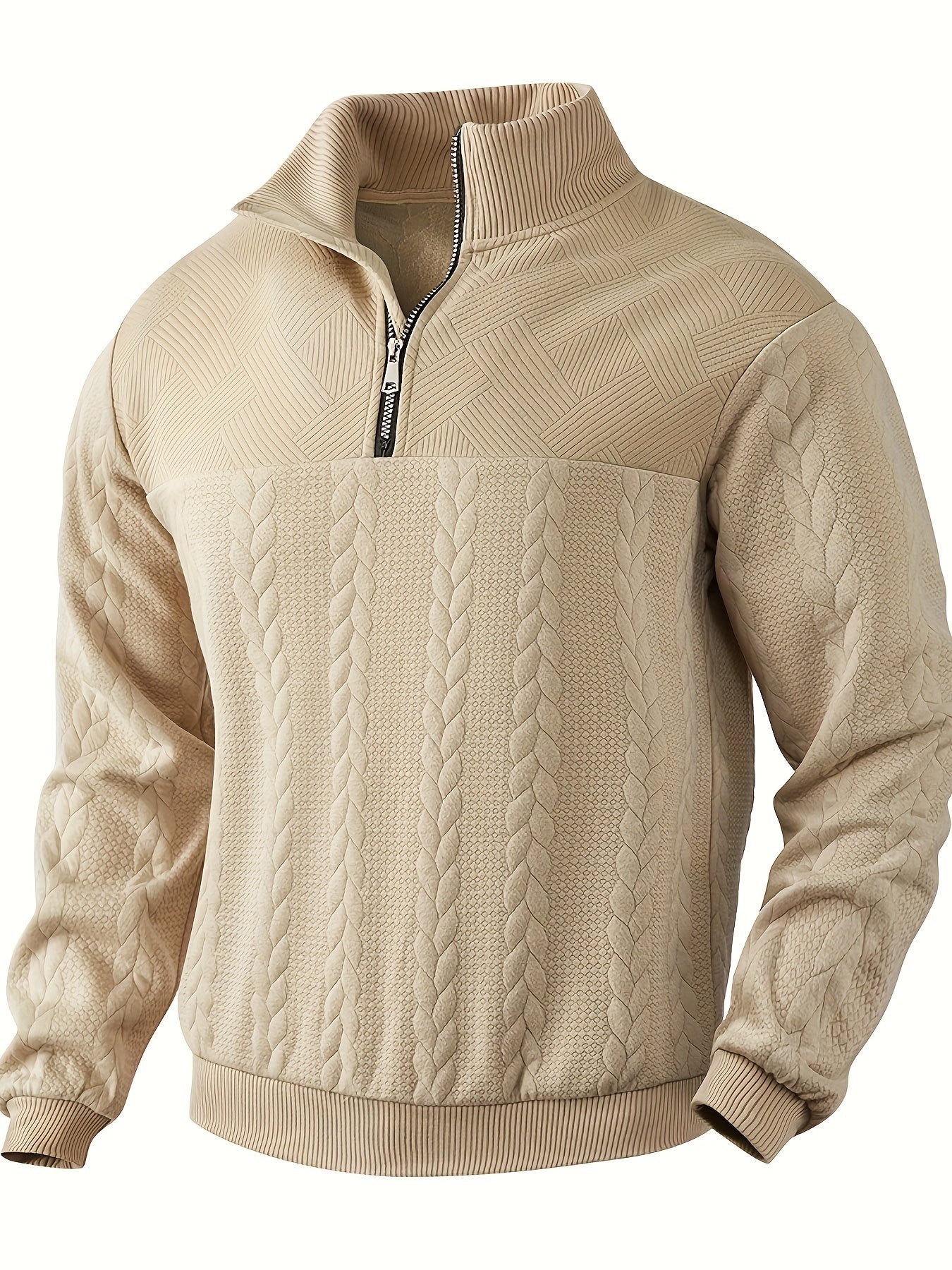 Grayson | Vintage Men's Sweater with Zipper