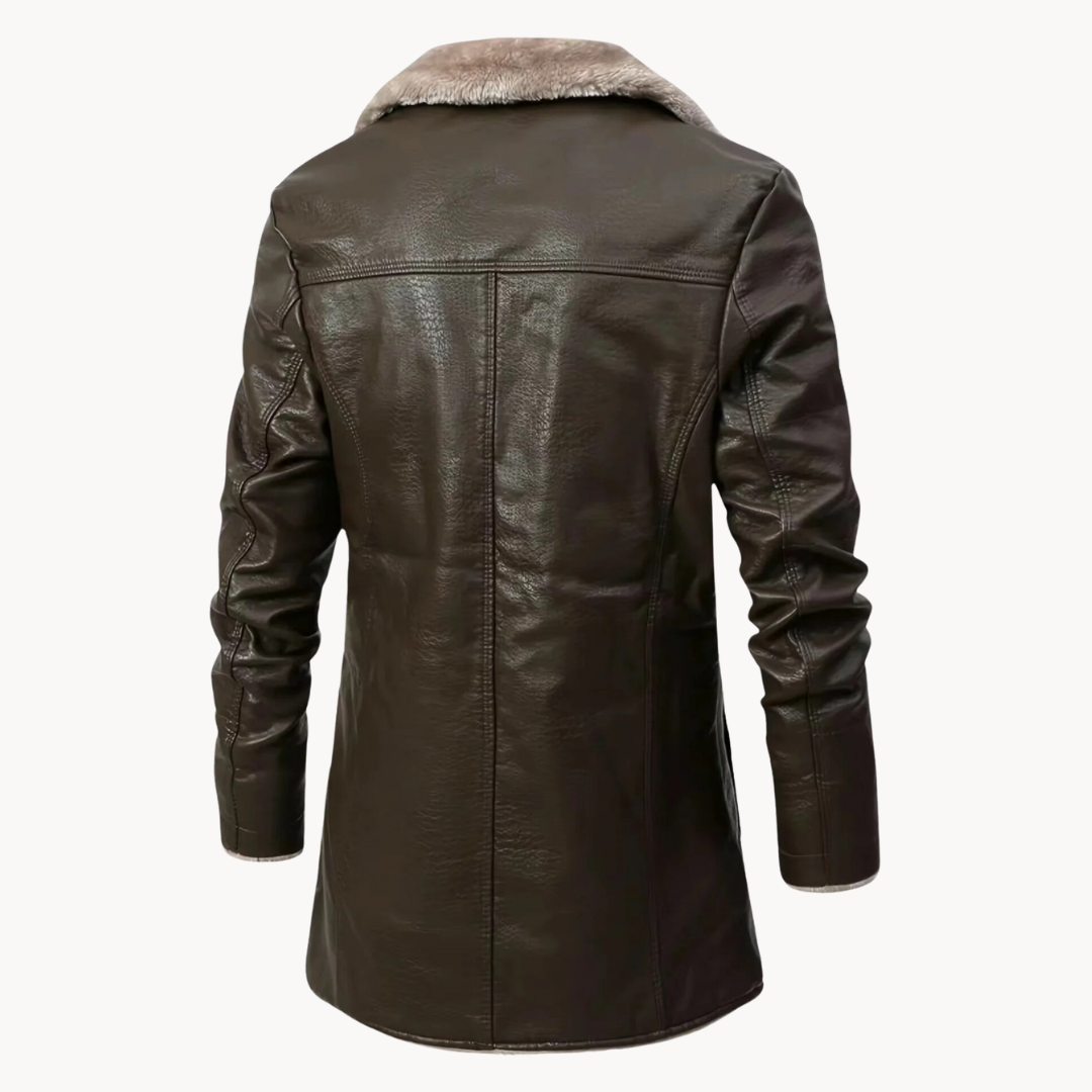 Isaac | Leather Coat