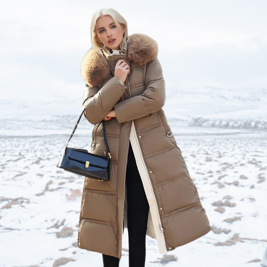 Lily | Luxurious Winter Parka With Fur Hood