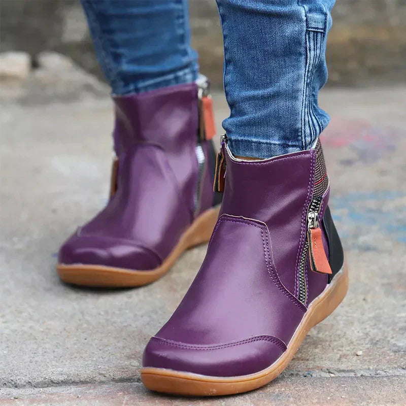 Ellen | Premium Zipper Orthopedic Waterproof Boots