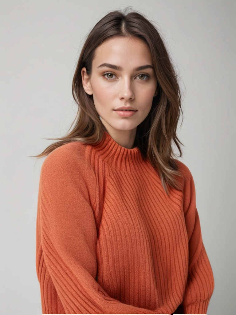 Ivy |  Knitted Sweater With Round Neckline