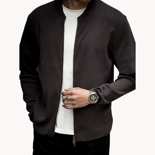 Xavier | Zip Cardigan