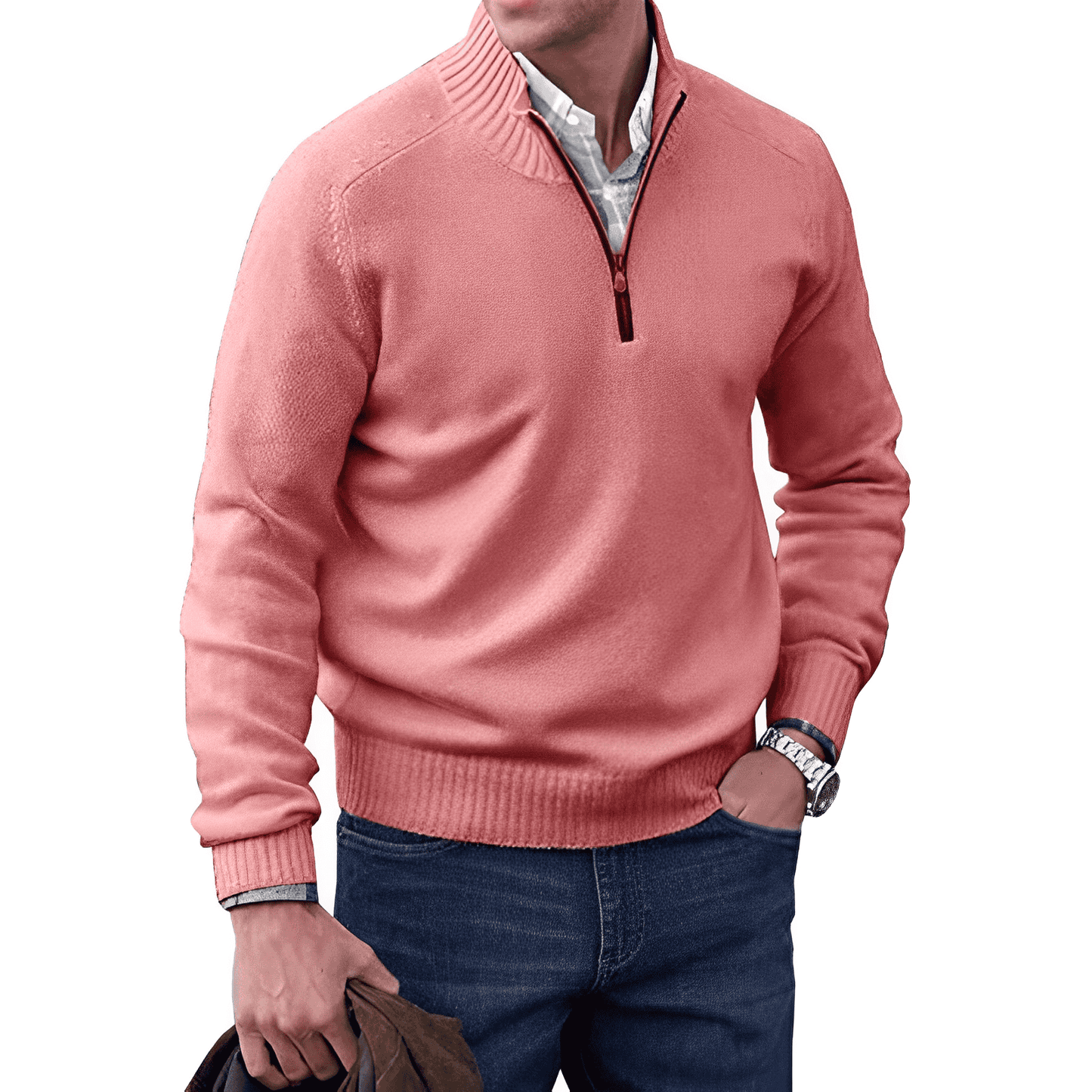 David | Elegant Zip Sweater