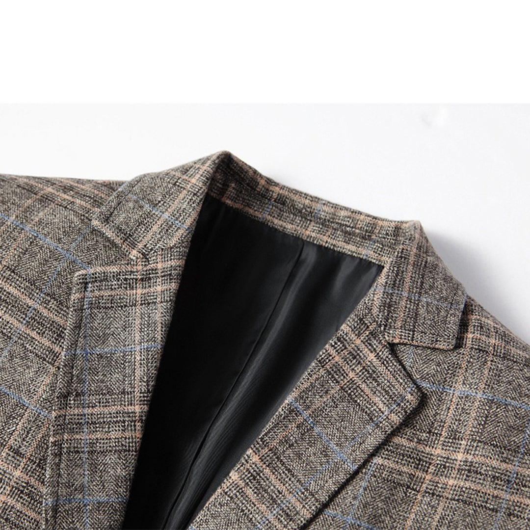 Jason | Classic Checked Vintage Blazer