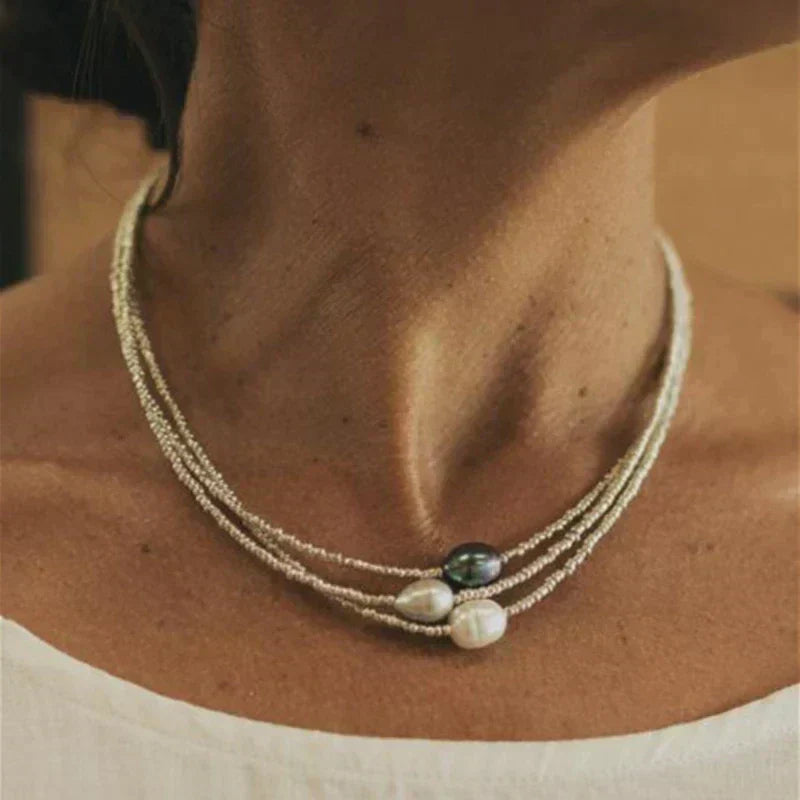 Ava | Natural Pearl Necklace