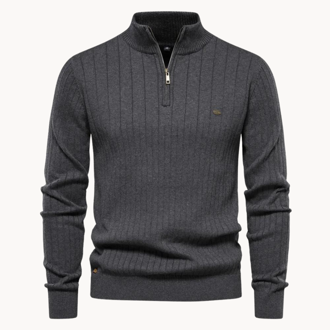 Jenson | Quarter Zip Sweater