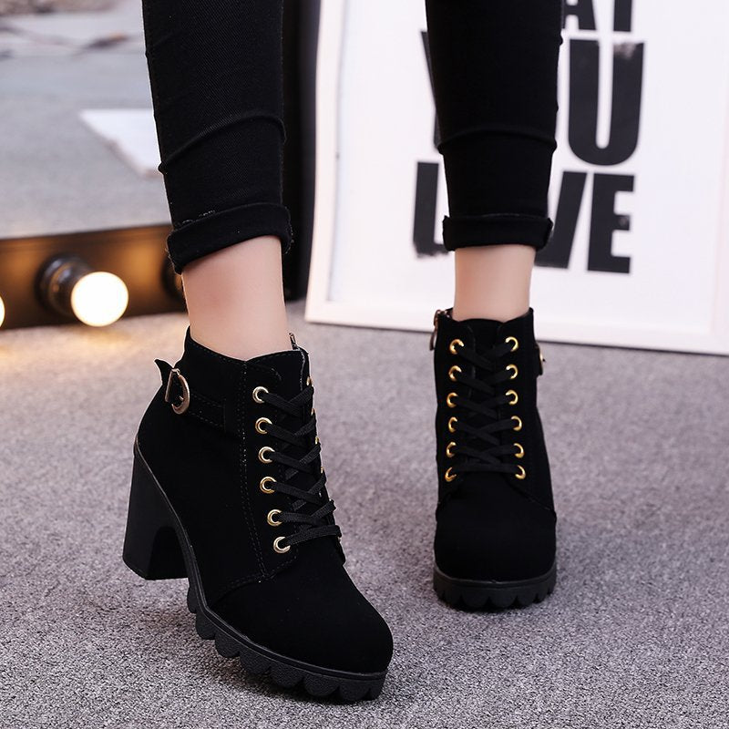 Jane | High Heel Short Boots