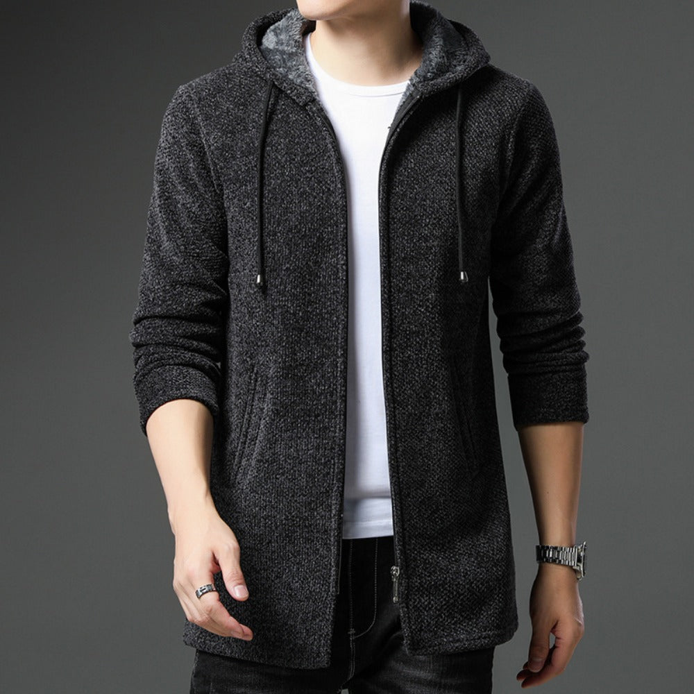 Gabriel | Long Hooded Cardigan