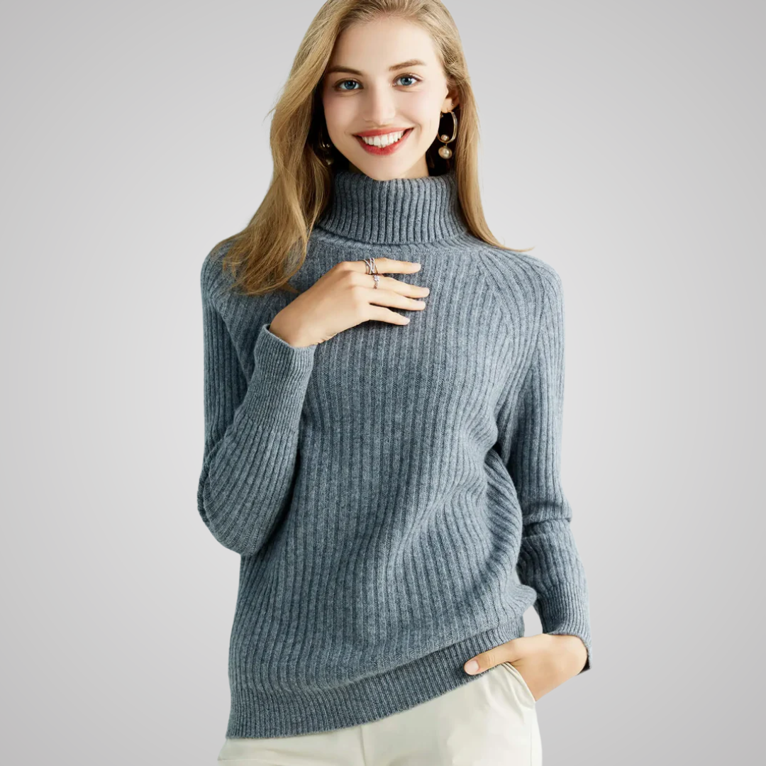 Stella | Merino Wool Turtleneck Sweater