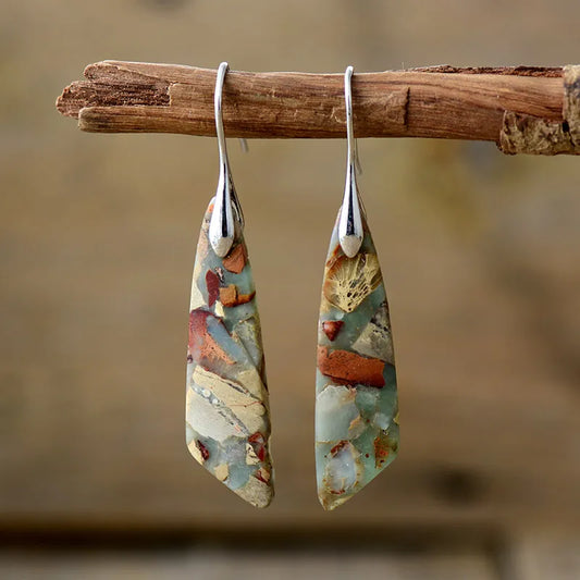 Ellie | Vintage Nature Stone Earrings