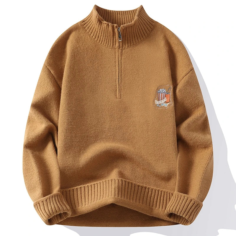 Evan | Stylish Zipper Sweater