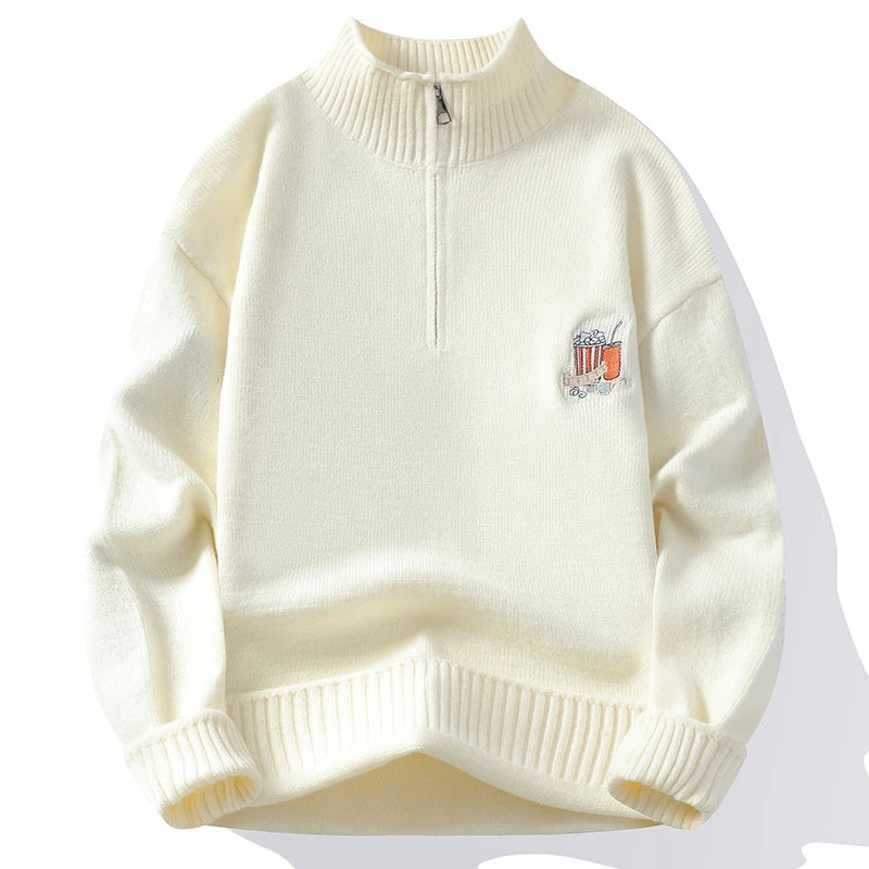 Evan | Stylish Zipper Sweater