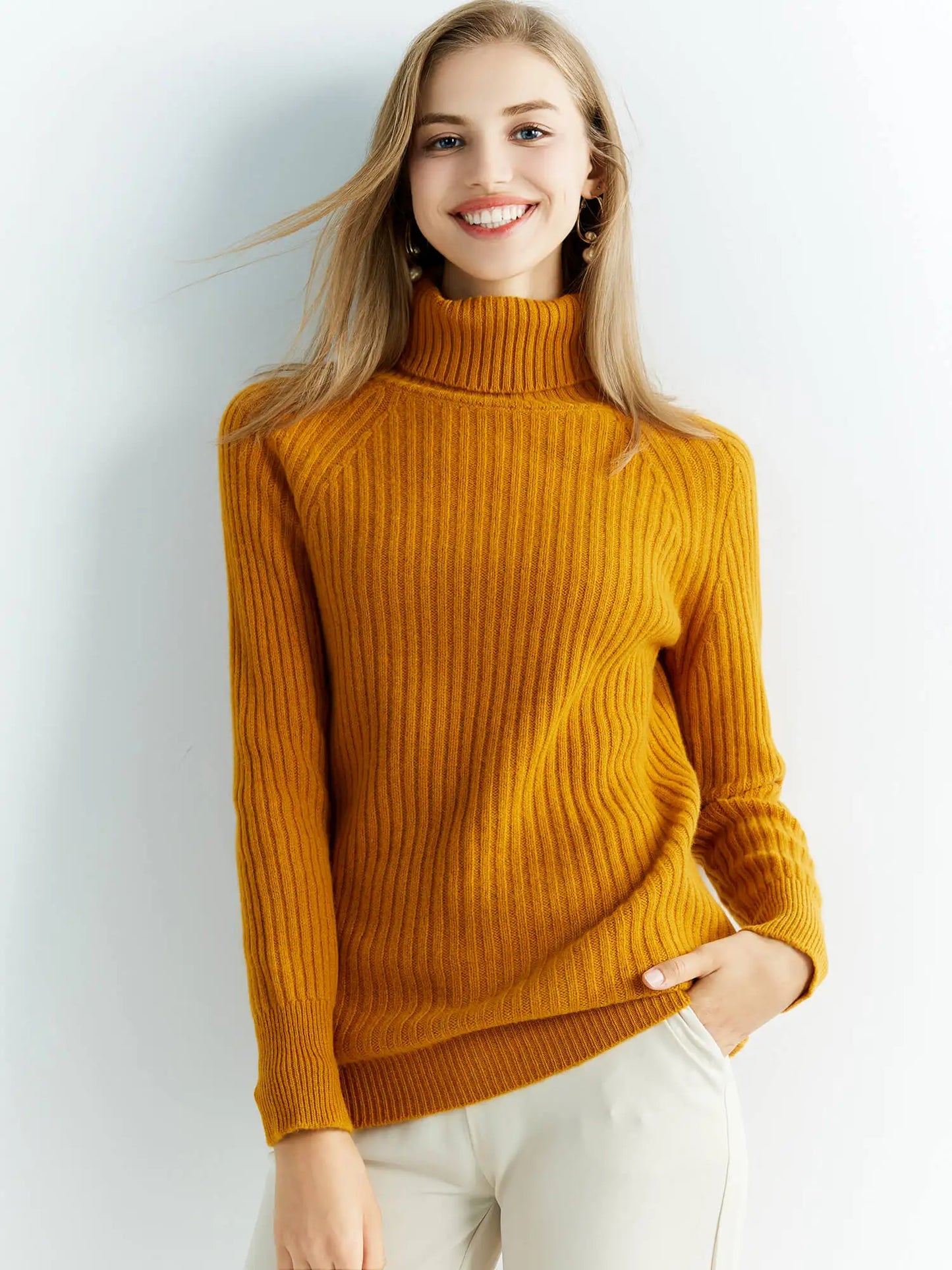 Stella | Merino Wool Turtleneck Sweater