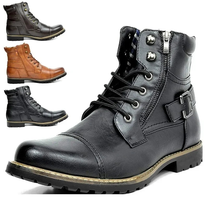 Jack | Lace-up Leather Boots