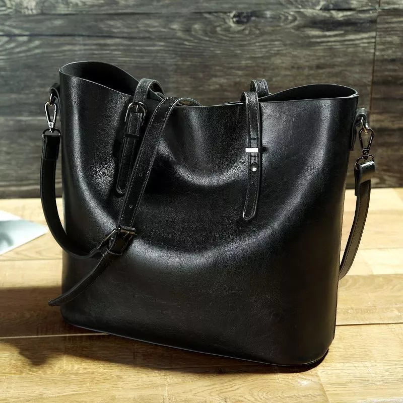 Aurora | Vintage leather shoulder handbag