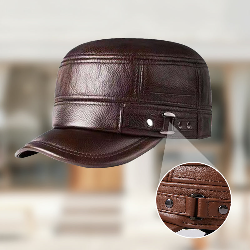 Steve | Leather Padded Cap