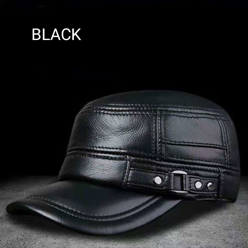 Steve | Leather Padded Cap