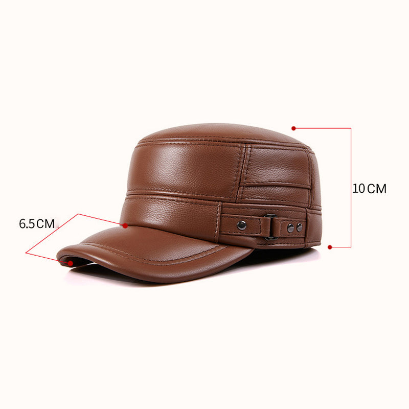 Steve | Leather Padded Cap