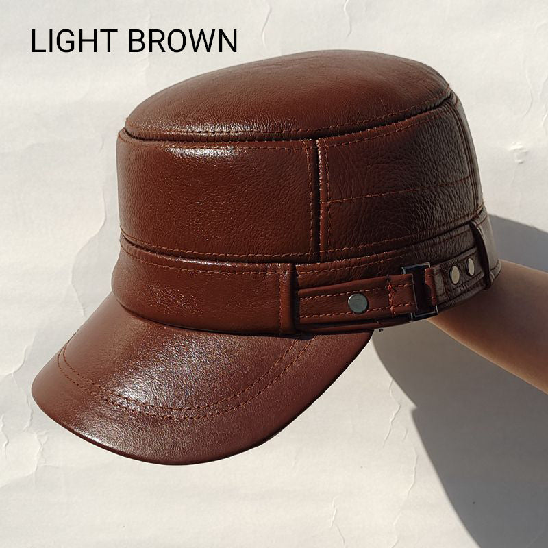 Steve | Leather Padded Cap